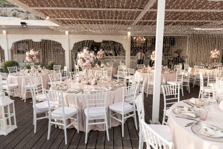 allestimento matrimonio luminarie