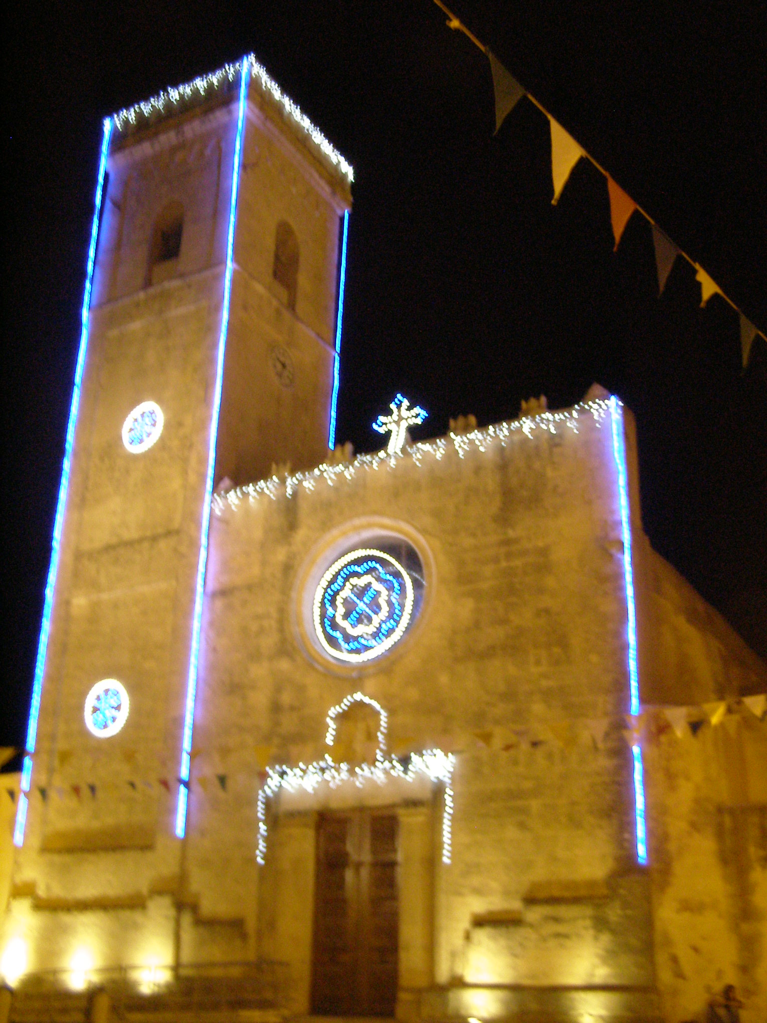 San Lussorio - Nuraminis luminarie chiesa sardegna