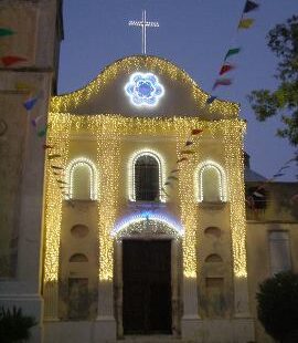 Santa Maria Chiara - Pirri luminarie chiesa sardegna