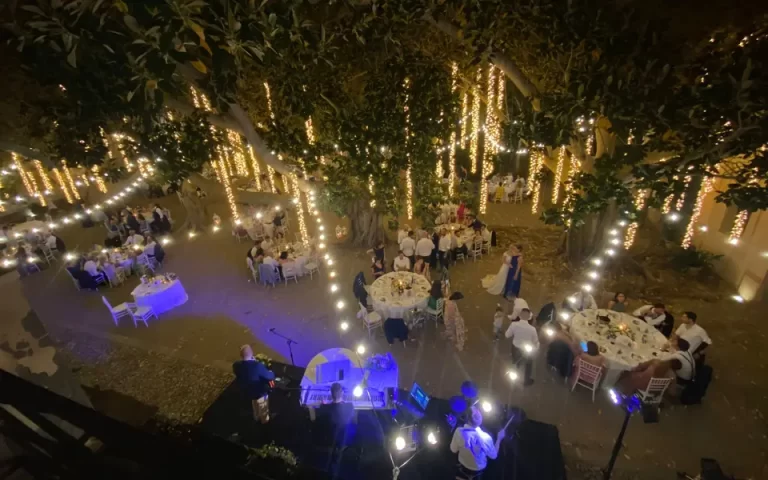 allestimento matrimonio Villa d'Orri